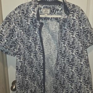 Men's Blue Floral Shirt